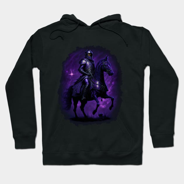 "Warrior of the Night: A Magical Warrior Embracing Splendor" Hoodie by Hexen_3